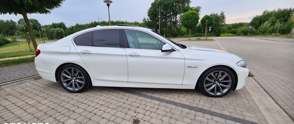 BMW Seria 5 cena 74900 przebieg: 192000, rok produkcji 2012 z Gołdap małe 781